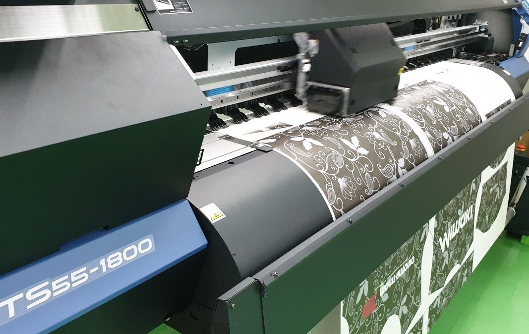 First Mimaki TS55-1800 Modeled Installed And Operational