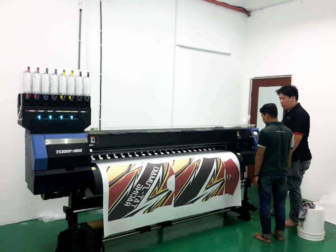 Another Successful Mimaki TS300-1800 Installation In Shah Alam