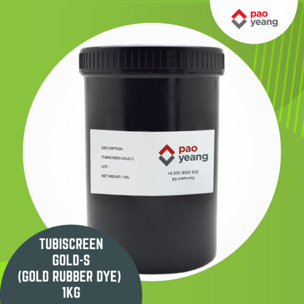 tubiscreen gold s (gold rubber dye) (kg)