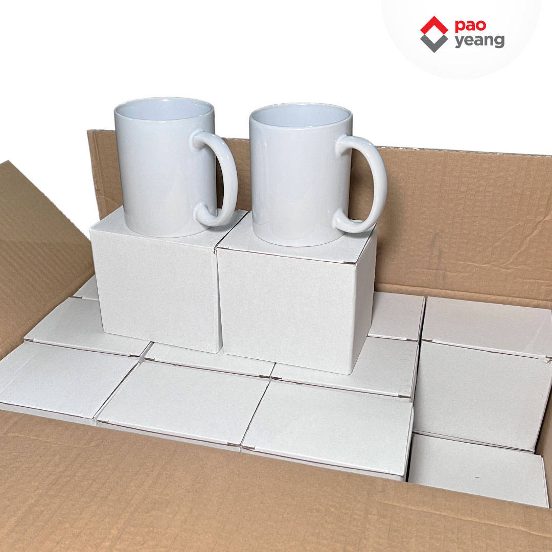 BLANK 11 Oz MUG FOR DYE SUBLIMATION - GRADE A WITH BOX | Pao Yeang Sdn Bhd