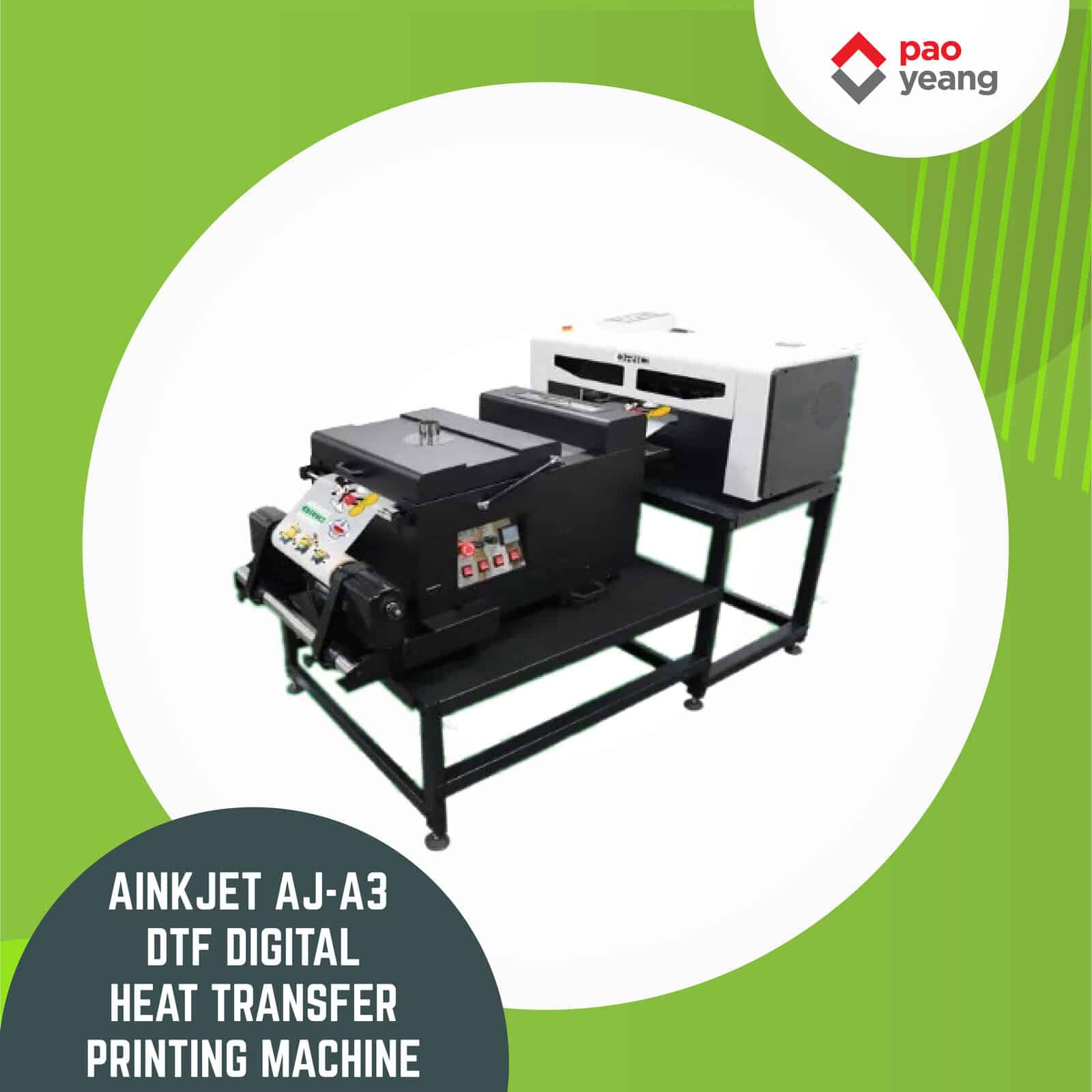 ainkjet or a3 dtf digital heat transfer printing machine