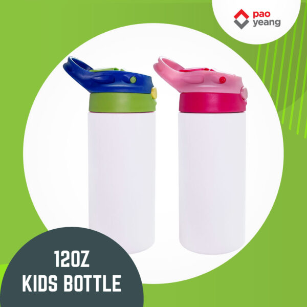 12oz kids bottle blue / pink